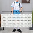thumbnail image 3 of THDHVS Boys Suit,Summer Solid Color Casual Suit Performance Suit Formal Dress with Bow Tie Sets Short Sleeve Lapel Sets White, 3 of 4