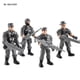thumbnail image 1 of 4 piezas de juguete de soldado grande del Cuerpo de Marines, modelo de simulación, figura militar de soldado pequeño, juguetes para niños, gris, 1 of 4