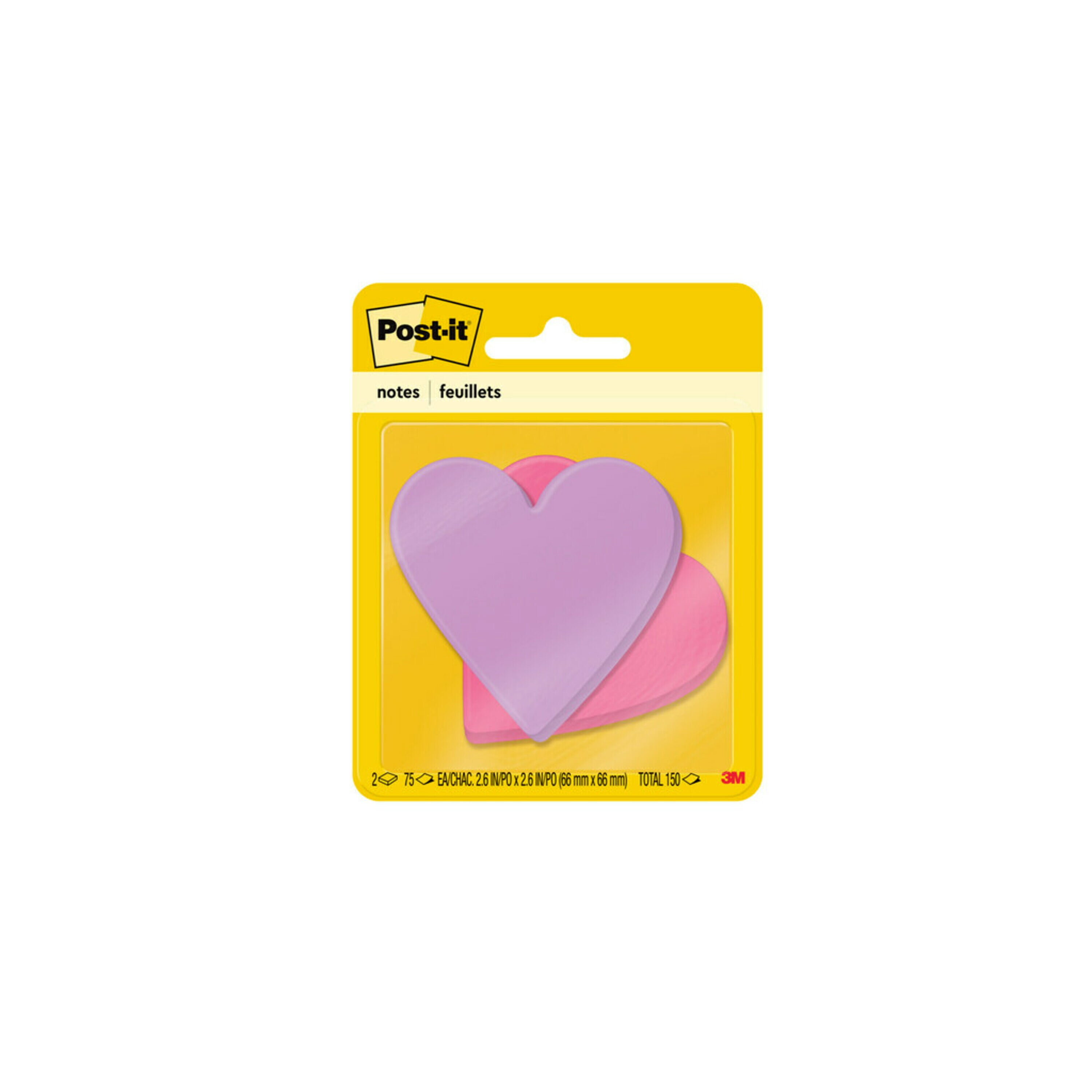 POST-IT HEART WITH POST-IT POP UP NOTE DISPENSER  SHOW OFF YOUR STYLE RED