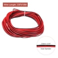 thumbnail image 2 of Unique Bargains 30 Gauge 2 Conductor Parallel PVC Wire, 32.8Ft Long 0.03' Dia Red Black 30 AWG LED RGB Cable, Internal Wiring, 2 of 6