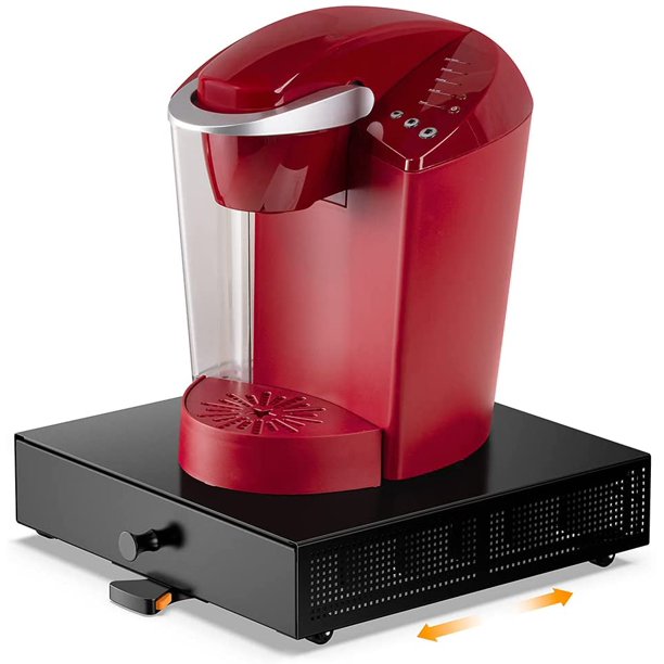 K Cup Holder Sliding Tray Pull out Coffee Pod Organizer Rolling K Cup