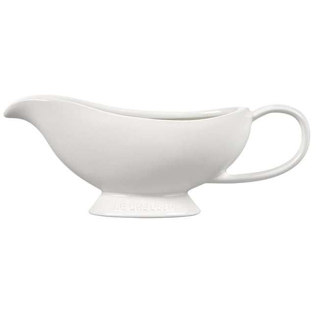 Gravy Boat Le Creuset, gres blanco, 473 ml