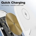 thumbnail image 2 of ZOUSSIQI Mini Chair Wireless Fast Charger Multifunctional Phone Holder, Portable Mini Chair Wireless Charger, Fast Charging Station Amplifier Mobile Phone Holder Stand Desktop Decoration CA919-46467, 2 of 6