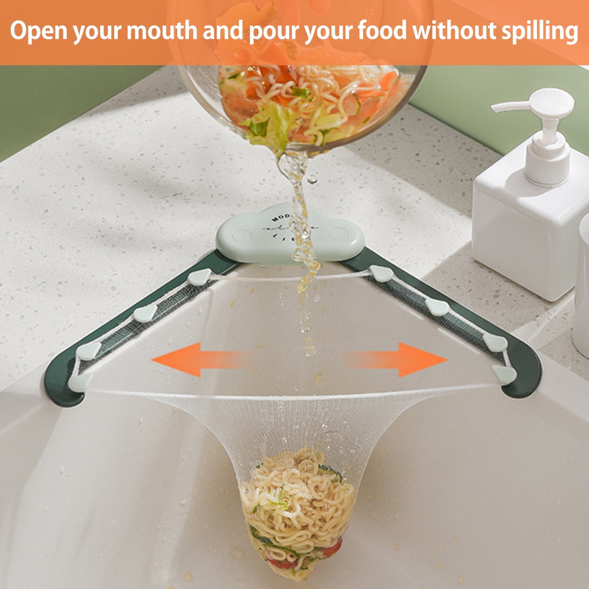 verlacoda Triangular Sink Strainer Basket Triangle TriHolder Sink