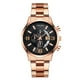 thumbnail image 2 of Reloj de cuarzo para hombre, relojes para hombre YOLAKO Reloj analógico de cuarzo con correa de acero inoxidable y estilo casual para hombre Reloj de acero inoxidable, 2 of 2