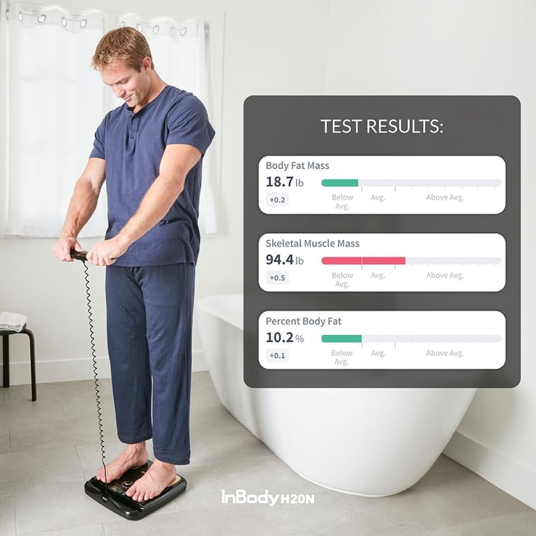 InBody H20N Smart Full Body Composition Scale, BMI, Body Fat
