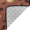 thumbnail image 4 of Area Rugs For Living Room Decor - Chocolate Pattern No.9019 Anti Slip Throw Washable Rugs 3x5 For Bedroom, Soft Indoor Carpet For Bedroom Living Room 60x39In, 4 of 5