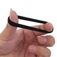 thumbnail image 4 of Bandas para el cabello de algodón grueso sin costuras, 100 piezas Simplemente lazos para el cabello Soportes para cola de caballo Diadema Coleteros Accesorios para el cabello Sin daños en las arrugas, 4 of 8
