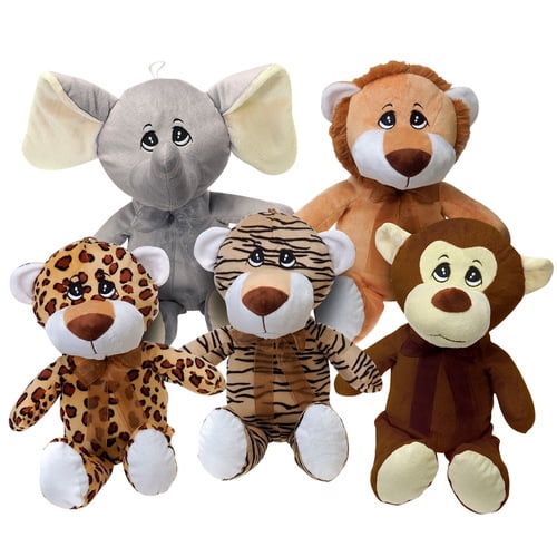 PLUSH JUNGLE ANIMALS 16"