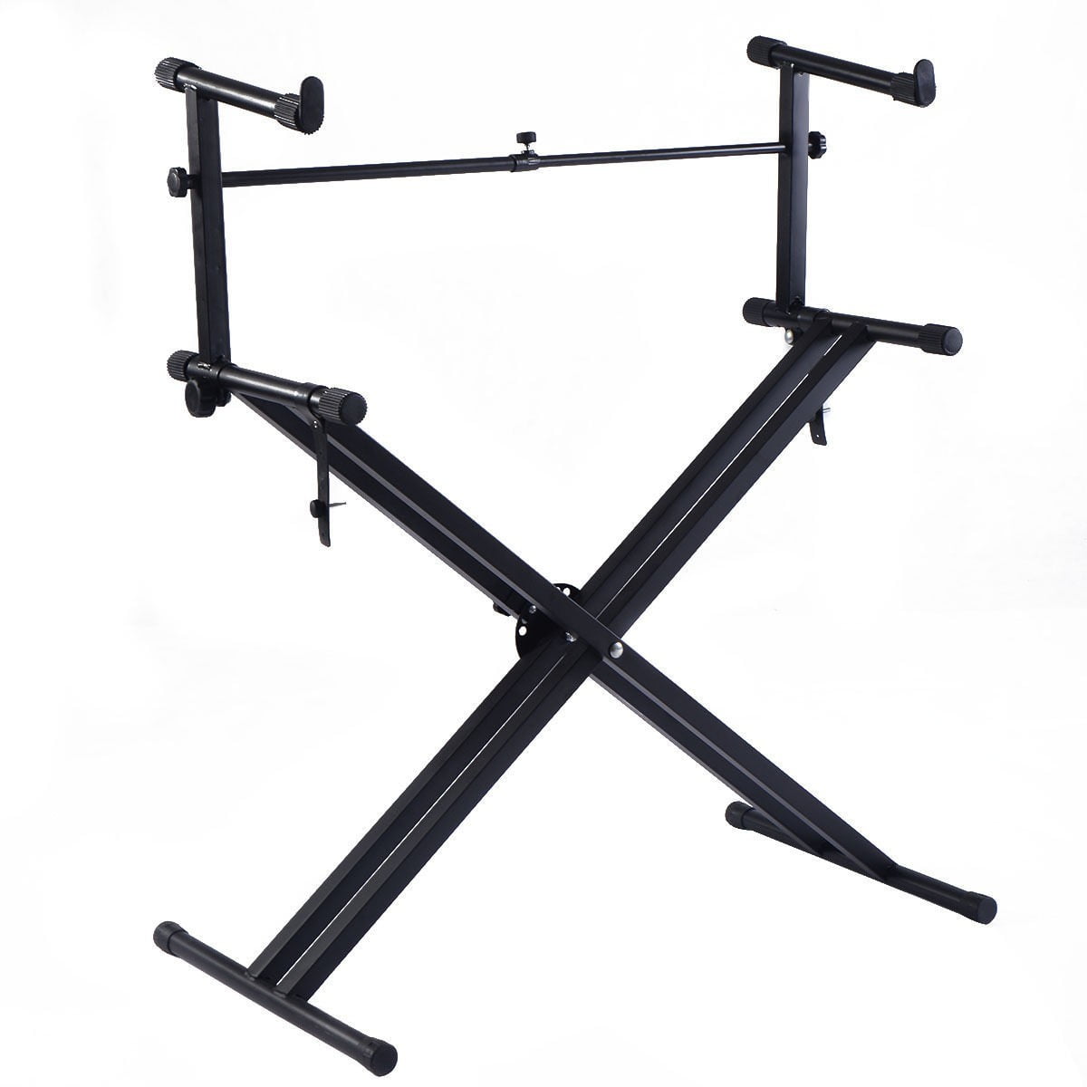 Pro 2Tier X Style Dual Keyboard Stand Adjustable Electronic Piano