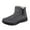 Z01 Grey, variant on Mens Snow Boots Womens Winter Shoes Casual Fashion Round Toe Thick Warm Comfortable Winter Boots Z02 Black Size 10