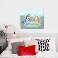 thumbnail image 4 of Lsque Bluey Print Wall Art – Decorative Picture for Living Room, Bedroom, and Office (Horizontal), 4 of 6