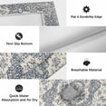 thumbnail image 5 of Beige Blue Boho Outdoor Rug 6x9 Ft, Non Slip Washable Area Rug, Medieval Vintage Ethnic Floral Abstract Patio Rugs Carpet Runner, Large Floor Mat for Indoor/Outdoor Deck Porch Camping, 5 of 8