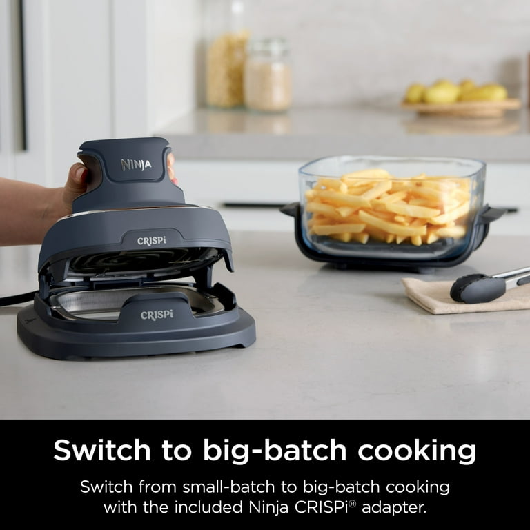 Ninja Crispi 4-in-1 Glass Air Fryer, 4 Qt & 6 Cup Containers