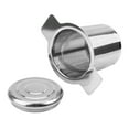 thumbnail image 4 of Electronicheart Double Handles Tea Infuser with Lid Stainless Steel Fine Mesh Coffee Filter Teapot Cup Hanging Loose Leaf Tea Strainer, 4 of 8