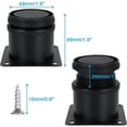 thumbnail image 2 of Patas de acero inoxidable para muebles de gran resistencia, fácil instalación, duraderas, de acero inoxidable, para uso versátil (8 piezas), 2 of 5