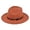 Red, variant on Women's Felt Panama Hats Classic Wide Brim Rancher Fedora with Belt Buckle Cowboy Style Beige