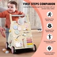 thumbnail image 4 of Caminador de madera para bebés Pithfor Pithfor con juguete sensorial Montessori, 4 of 7