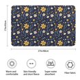 thumbnail image 3 of Pioneer Flower Floral Print Pattern Bathroom Rugs Mat, Non Slip Microfiber Bathroom Rug with Rubber Backing, Soft Mats for Bathroom Floor Tub Shower, 17"x27", 3 of 5