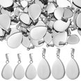 thumbnail image 3 of 40Pcs Stainless Steel Water Drop Charms Pendants for DIY Crafts Jewelry Making Decoration, 3 of 3