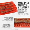 thumbnail image 3 of Air Fryer Rack and Reusable Liners For Ninja Foodi Grill 5-in-1 AG301 4qt, Airfryer Accessories, Replacement for Parchment Paper, Heat Resistant Mats and Stainless Steel Cooking Rack by INFRAOVENS, 3 of 6