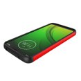 thumbnail image 4 of Étui Moto G7 Power, Étui Motorola Moto G7 Supra / G7 Optimo Maxx, Étui de Protection Tinysaturn Absorbant les Chocs [Rouge] Pare-Chocs en Caoutchouc Plastique Résistant aux Rayures avec Prise, Mignon, Robuste, Rigide, Étui de Téléphone, 4 of 7