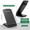 thumbnail image 3 of PDKUAI 20W Wireless Charger Stand Compatible iPhone 17 16 15 14 13 12 11 Samsung Fast Charging Dock Station Phone Holder, 3 of 7