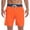 #Orange, variant on George Men's Solid Color Swim Trunks Elastic Waistband with Drawstring Multi Pocket Beach Shorts,Gray,Big and Tall Men M