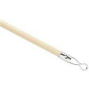 Genuine Joe Wood Dust Mop Handle - 54" Length - 0.94" Diameter - Natural - Wood, Nylon - 1 Each