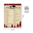 thumbnail image 6 of LUMBERJACK Baby Shower Game — CARTOON PARENT MATCH Game — Pack of 25 — Rustic Red Buffalo Plaid, Match Famous Cartoon Parents Fun Shower Activity, Lumber Jack Bear Star Kids Match Game G805-DPM, 6 of 7