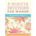thumbnail image 2 of 3-Minute Devotions: 3-Minute Devotions for Women Large Print Edition : 90 Inspirational Readings for Her Heart (Paperback), 2 of 2