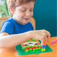 thumbnail image 4 of Kids Gifts PomPom Crafts Set Cute Animal PomPom Art Kit Fine Motor Toy Set Birthday Gift for Kids Ages 3+, 4 of 5