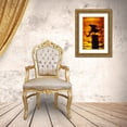 thumbnail image 3 of Morris, Arthur 13x18 Gold Ornate Wood Framed with Double Matting Museum Art Print Titled - NY, Silhouette of double crested cormorant, 3 of 4
