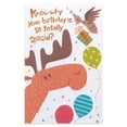 thumbnail image 1 of American Greetings Moose Birthday Card with Glitter, 1 of 4