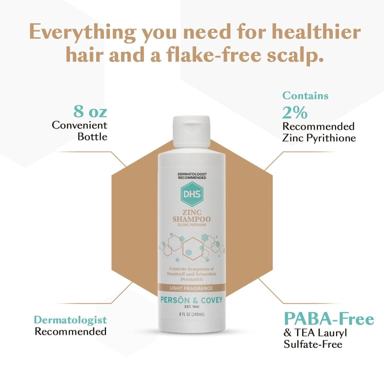 DHS Zinc Shampoo 8 oz - Walmart.com