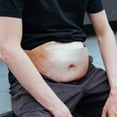 thumbnail image 5 of Grandest Birch Waist Pack Realistic Looking Large Capacity Oxford Cloth 3D Artificial Dad Beer Belly Fanny Bag for Travel Waterpro, 5 of 8