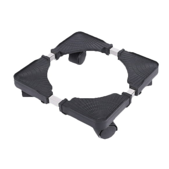 Base Mobile pour Réfrigérateur et Frigo, Support de Machine à Laver avec Roues pour Distributeur d'Eau, Appareil Ménager, Noir