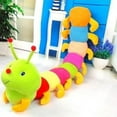 thumbnail image 3 of Multicolor Soft Cotton Inchworm Caterpillar Toy Kids Children Doll Birthday Gift, 3 of 10