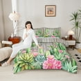 thumbnail image 4 of Castle Fairy 2-Piece Twin Size Comforter Set - Cactus Floral Western Print, 4 of 8