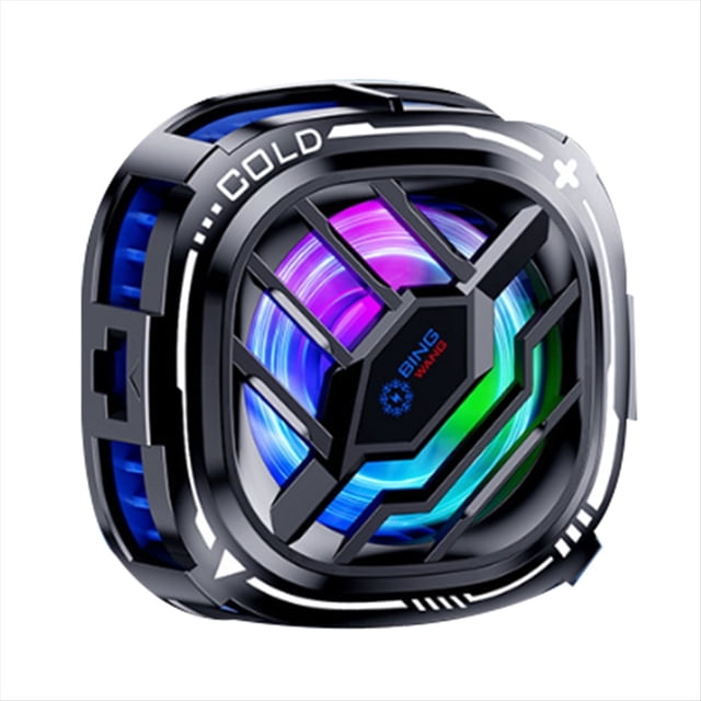 Enfriador Teléfono Celular X76Pro, Ventilador Enfriamiento Teléfono con Chip Enfriamiento Semiconductor, Ventilador Enfriamiento Teléfono RGB Enfriador Teléfono Móvil