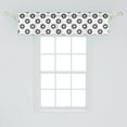 thumbnail image 2 of Ambesonne Monochrome Window Valance, Zigzag Blast Formations, 54" X 12", Charcoal Grey Multicolor, 2 of 3