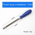 thumbnail image 4 of 7mm Flexible Hex Screwdriver 90 Degree Bendable Nutdriver Hex Socket Hose Clamp Screw Driver Hand Tools for Car Repair, 4 of 9