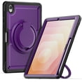 thumbnail image 2 of FJLBDE Case for Samsung Galaxy Tab S10 Lite 10.9-Inch 2025 with 360 Rotating Stand, Shoulder Strap, Heavy Duty Shockproof Cover, Purple, 2 of 7