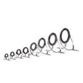 thumbnail image 1 of Fdit ceramic,sea rod ,75pcs Stainless Steel Ceramic Fishing Rod Guide Kit Double Feet  Eye Rings For Sea Rod, 1 of 8
