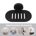 thumbnail image 3 of BESTYASH Soporte De Jabón Montado En Pared Negro De Acero Inoxidable Para Con Eficiente Drenaje, 3 of 8