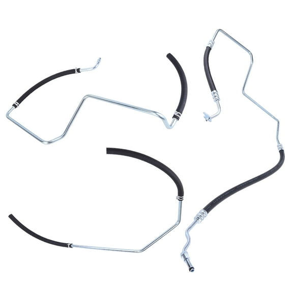 Molaner 3PCS Power Steering Pressure Hose Line Assembly Compatible with Buick Rainier/Chevy Trailblazer/GMC Envoy 2004-2007, Replace 15194364