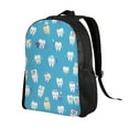 thumbnail image 2 of Cauagu Cute Healthy Teeth Print Backpacks,Travel Daypack Casual Laptop Backpack Bookbag Fits 15 Inch Computer for Men Women, 2 of 8