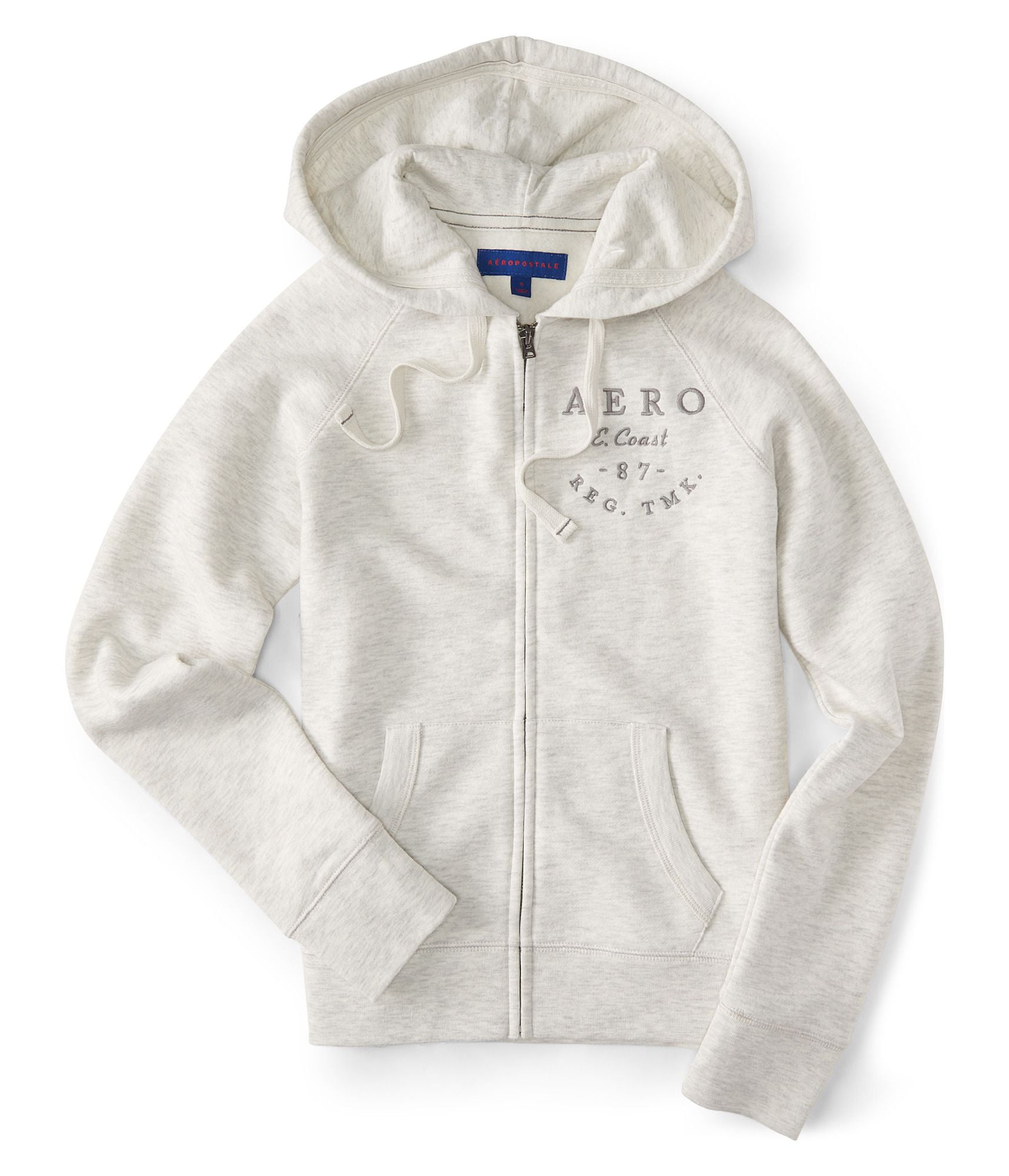 Aeropostale Womens Full Zip Hoodie Sweatshirt