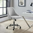 thumbnail image 2 of Modway Designate Swivel Upholstered Office Chair, Black Gray, 2 of 11