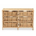thumbnail image 6 of bali & pari Dariana Rattan BOHO Storage Cabinet, 6-Drawer, Natural Brown, 6 of 11